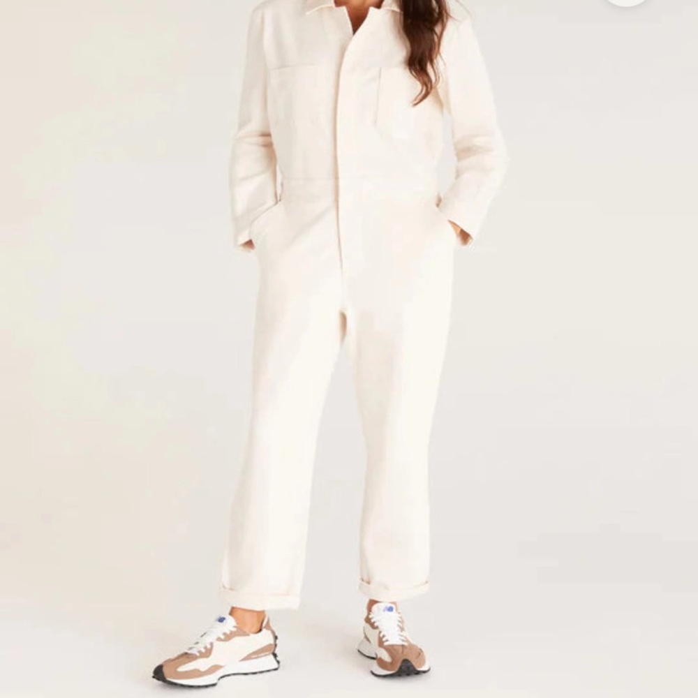 NWT Z Supply Cream Jumpsuit